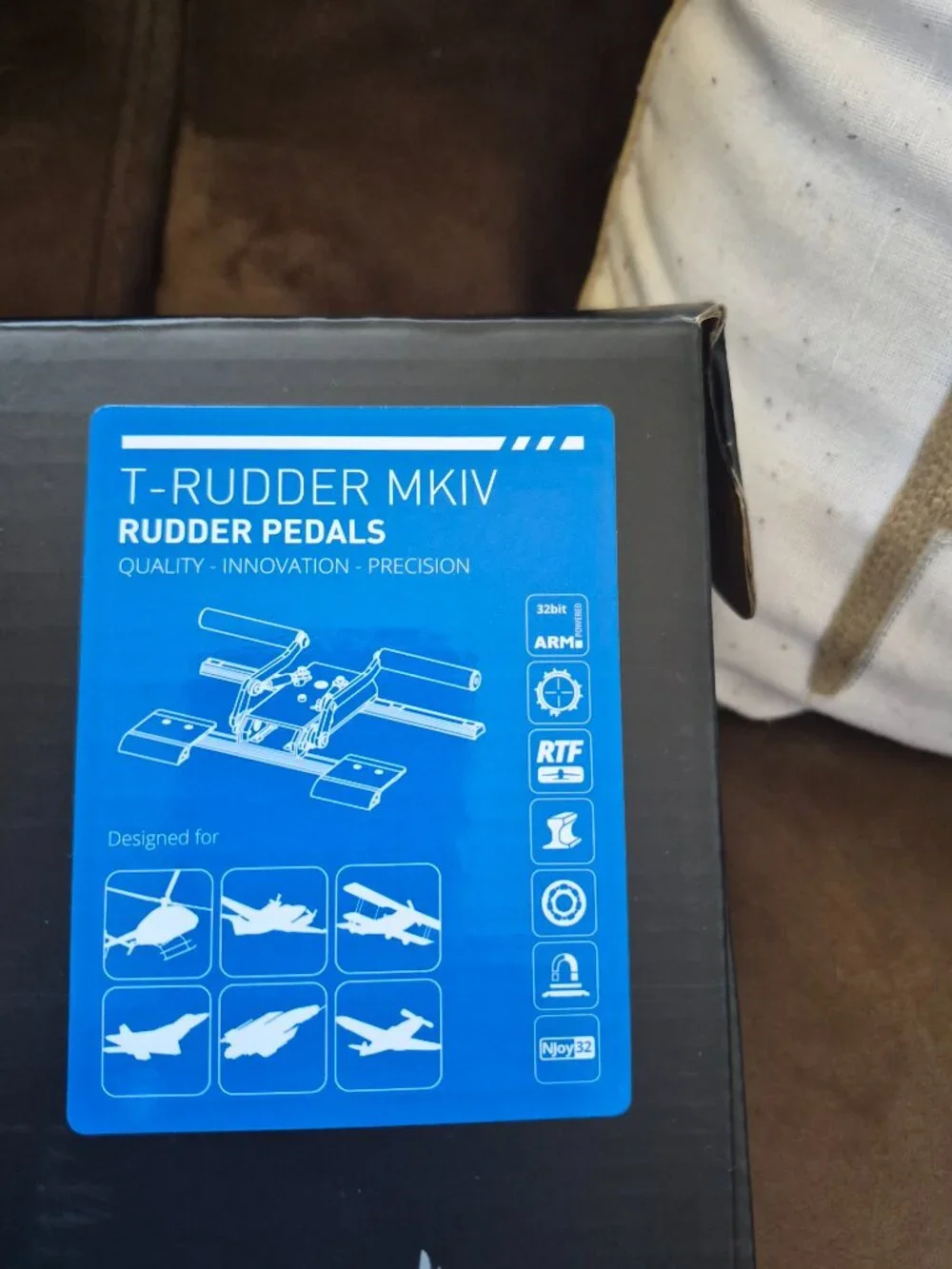 Flight Simulator Pedals. VKBsim T-Rudder Mk.IV flight simulation rudder pedals